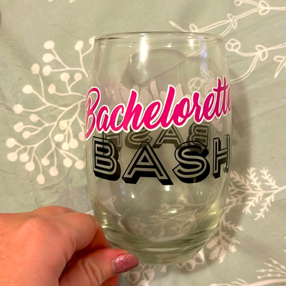 Bachelorette Bash Glass